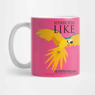 Yellow  Parrot Mug